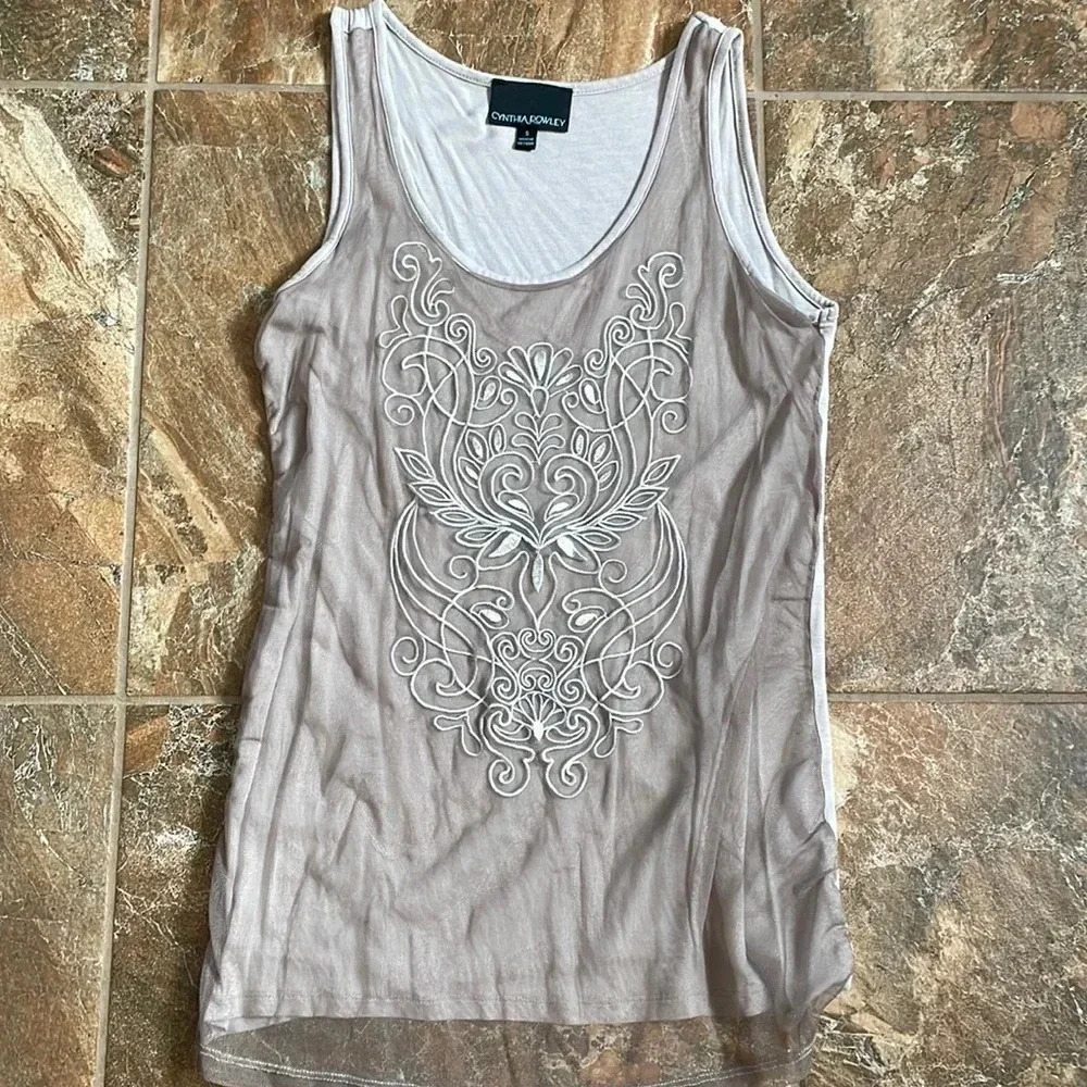 Tan Cynthia Rowley Tank S